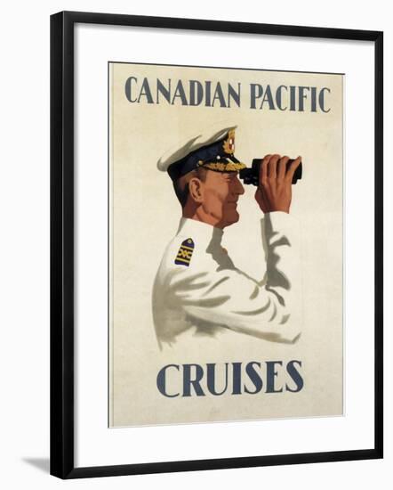 Canadian Pacific Cruises-null-Framed Giclee Print