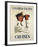 Canadian Pacific Cruises-null-Framed Giclee Print