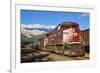 Canadian Pacific Freight Train Locomotive at Banff Station-Neale Clark-Framed Photographic Print