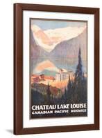 Canadian Pacific, Lake Louise-null-Framed Art Print