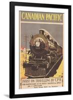 Canadian Pacific Poster-null-Framed Art Print