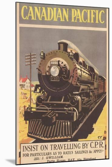Canadian Pacific Poster-null-Mounted Art Print