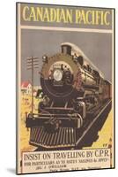 Canadian Pacific Poster-null-Mounted Art Print