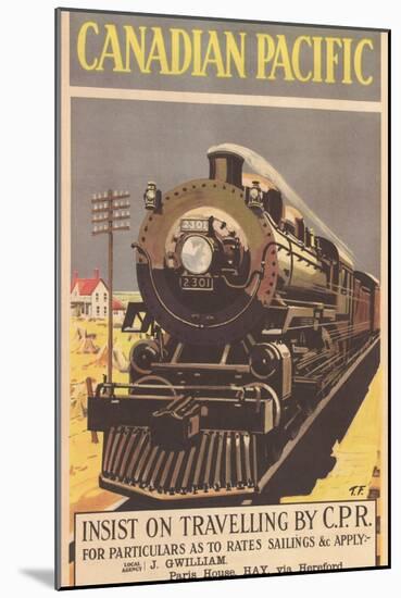 Canadian Pacific Poster-null-Mounted Art Print