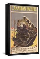 Canadian Pacific Poster-null-Framed Stretched Canvas