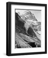 Canadian Pacific Railroad Beneath Mount Stephen-null-Framed Premium Photographic Print