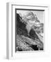 Canadian Pacific Railroad Beneath Mount Stephen-null-Framed Premium Photographic Print