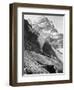 Canadian Pacific Railroad Beneath Mount Stephen-null-Framed Photographic Print