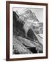 Canadian Pacific Railroad Beneath Mount Stephen-null-Framed Photographic Print