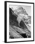 Canadian Pacific Railroad Beneath Mount Stephen-null-Framed Photographic Print