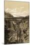 Canadian Pacific Railroad Trestle Over Stoney Creek, 296 Feet High, 1880s-null-Mounted Giclee Print