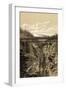 Canadian Pacific Railroad Trestle Over Stoney Creek, 296 Feet High, 1880s-null-Framed Giclee Print