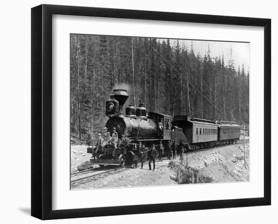 Canadian Pacific Railway Train-null-Framed Photographic Print