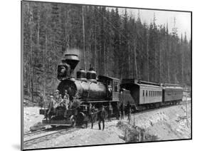 Canadian Pacific Railway Train-null-Mounted Photographic Print
