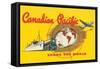 Canadian Pacific Spans the World-null-Framed Stretched Canvas