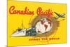 Canadian Pacific Spans the World-null-Mounted Art Print