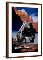 Canadian Pacific Train-null-Framed Art Print