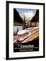 Canadian Pacific Train-Roger Couillard-Framed Art Print