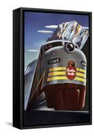 Canadian Pacific Train-null-Framed Stretched Canvas