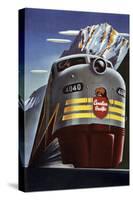 Canadian Pacific Train-null-Stretched Canvas