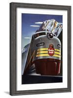 Canadian Pacific Train-null-Framed Giclee Print