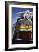 Canadian Pacific Train-null-Framed Giclee Print