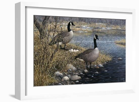 Canadian Pair-Jeff Tift-Framed Premium Giclee Print