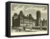 Canadian Parliament, Ottawa-null-Framed Stretched Canvas