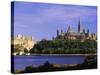 Canadian Parliament, Ottowa, Ontario, Canada-Walter Bibikow-Stretched Canvas