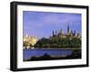 Canadian Parliament, Ottowa, Ontario, Canada-Walter Bibikow-Framed Photographic Print