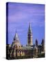 Canadian Parliament, Ottowa, Ontario, Canada-Walter Bibikow-Stretched Canvas