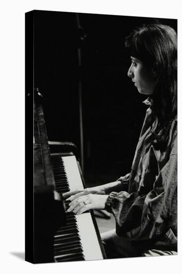 Canadian Pianist Renee Rosnes Playing at the Hertfordshire Jazz Festival, St Albans, 1993-Denis Williams-Stretched Canvas