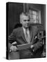 Canadian Prime Minister John Diefenbaker-null-Stretched Canvas