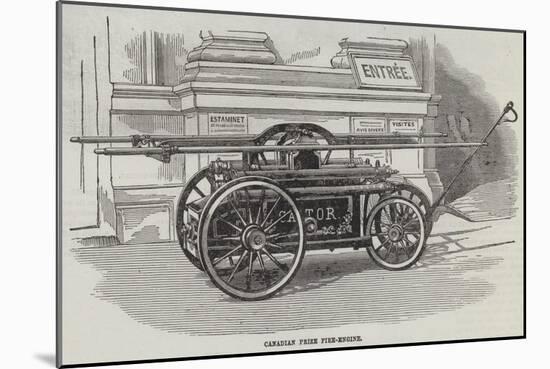 Canadian Prize Fire-Engine-null-Mounted Giclee Print
