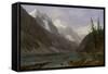 Canadian Rockies , c.1889-Albert Bierstadt-Framed Stretched Canvas