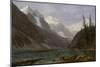 Canadian Rockies , c.1889-Albert Bierstadt-Mounted Premium Giclee Print