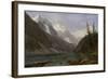 Canadian Rockies , c.1889-Albert Bierstadt-Framed Giclee Print