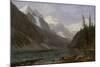 Canadian Rockies , c.1889-Albert Bierstadt-Mounted Giclee Print