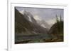 Canadian Rockies , c.1889-Albert Bierstadt-Framed Giclee Print