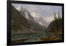 Canadian Rockies , c.1889-Albert Bierstadt-Framed Giclee Print