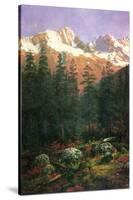 Canadian Rockies-Albert Bierstadt-Stretched Canvas