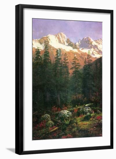 Canadian Rockies-Albert Bierstadt-Framed Art Print