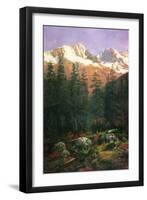 Canadian Rockies-Albert Bierstadt-Framed Art Print