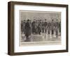 Canadian Roughriders for South Africa, Lord Minto Wishing the Officers Farewell at Ottawa-Frederic De Haenen-Framed Giclee Print