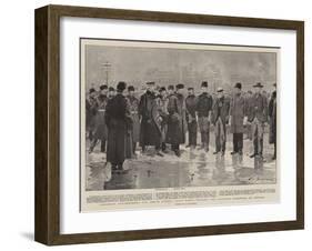 Canadian Roughriders for South Africa, Lord Minto Wishing the Officers Farewell at Ottawa-Frederic De Haenen-Framed Giclee Print