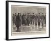 Canadian Roughriders for South Africa, Lord Minto Wishing the Officers Farewell at Ottawa-Frederic De Haenen-Framed Giclee Print