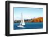 Canadian Sailboat in the Autumn-mg7-Framed Photographic Print