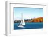Canadian Sailboat in the Autumn-mg7-Framed Photographic Print
