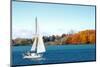 Canadian Sailboat in the Autumn-mg7-Mounted Photographic Print