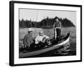 Canadian Salmon Fishing-null-Framed Photographic Print